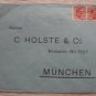 2 OLD DENMARK COVER PAIR STAMP TO GERMANY