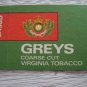 NEW ZEALAND GREYS TOBACCO LABEL BOX 1978 UNUSED!