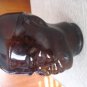 GCC GLASS CANDY CONTAINER BLACKMAN WITH HAT ARGENTINIAN