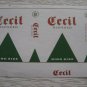 2 OLD DENMARK cigarettes label UNUSED from factory 1970