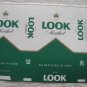 LOOK DENMARK cigarettes label UNUSED from factory 1970'