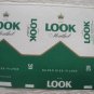 LOOK DENMARK cigarettes label UNUSED from factory 1970'