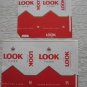 2 LOOK DENMARK 1970's cigarettes label UNUSED from fact