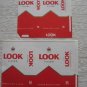 2 LOOK DENMARK 1970's cigarettes label UNUSED from fact