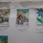 MABEOSZ HUNGARY R FRONT REG COVER 6 STAMP HISTORY MAP