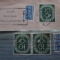 2 Germany cover Berlin Bunde  adv slogan 1951 lot