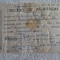 CHILE RECEIPT WITH 8 TAX STAMP ---- SEE----