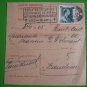 BELGIUM CARTE RECEPISSE TB SLOGAN CANCEL 1939 BELGIQUE