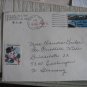 4 AVIATION STAMP ON COVER WORLDWIDE AIR