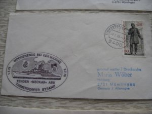 9 COVER W SHIP NAVAL MARITIME REL. STAMP LOT