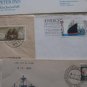 9 COVER W SHIP NAVAL MARITIME REL. STAMP LOT