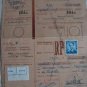 2 BELGIUM CARTE RECEPISSE STAMP+TAX STAMP