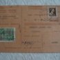 2 BELGIUM CARTE RECEPISSE STAMP+TAX STAMP