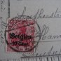 2 BELGIUM CHARLEROI GERMANY CARD FELDPOST MILITARY