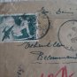 FRANCE 1940'S COVER REGISTERED  POSTE AERIENNE BELGIQUE BELGIUM
