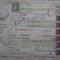 Italy parcel card milano International with Stamps