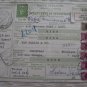 Italy parcel card milano International with Stamps