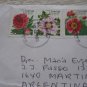 SWEDEN COVER FLOWER STAMP TO ARGENTINIEN PIECE BuF SERIE (6) !
