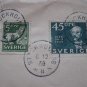 Sweden reg cover Usa 1939 MeF Great franking 45+5