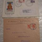 2 DENMARK COVER + FDC GRONLAND GREENLAND