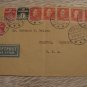 DENMARK 1946 FRANKING COVER USA AVION