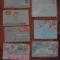 6 CHILE COVER CONDOR AIRMAIL POSTAL HISTORY LOT