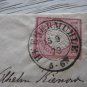 GERMANY COVER DR 1873 BRIEFE HEEGERMUHLE