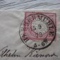 GERMANY COVER DR 1873 BRIEFE HEEGERMUHLE