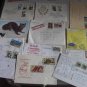 12 WW CARD WILDLIFE STAMP ON COVER ANIMALS LOT