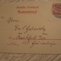 GERMANY KARTENBRIEF CLOSED 1898