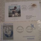 2 OLD  DENMARK  FDC COVER FIRST DAY COVER