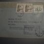 3 POLAND COVER EXPRESS REG FLOWERS POPE STAMPS