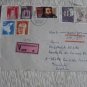 GERMANY TO TENERIFE REG V LABEL HIGH POSTAGE
