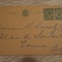 UK ENGLAND OLD PS uprated CARD TO Belgique
