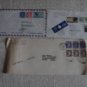 3 CANADA COVER TO GERMANY DEUTSCHLAND STRIP STAMPS !