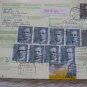 SPAIN PARCEL CARD STAMP ATM+500(8)+100+200 HIGH FRANKING TO GERMANY MIF