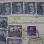 SPAIN PACKET CARD HIGH POSTAGE STAMP TO GERMANY