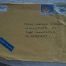 GIBRALTAR BIG COVER TO GERMANY AIR MAIL