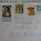 FUNGIS STAMP ON GERMANY COVER DDR