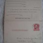 3 US OLD ST CARD REPLY USED LOT USA