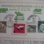 GERMANY CARD SPECIAL WANDERAUSSTELLUNG 6 stamps Good Value -see-