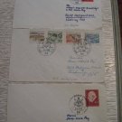 3 GERMANY BUNDESPOST COVER 1969 GOOD STAMPS LOT