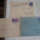 3 1940'S WWII GERMANY COVER CARD LOT