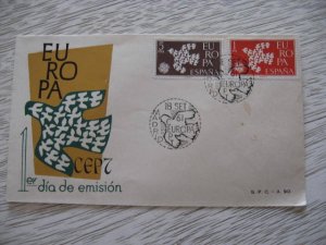 SPAIN ESPA&Atilde;�A good FDC COVER EUROPA CEPT