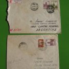 2 ROMANIA TO ARGENTINIEN R COVER reg  Lot2