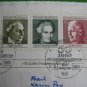 BUNDE GERMANY SPECIAL BLOCK 1969 USED COVER