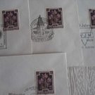 4 AUSTRIA COVER 1963 SPECIAL CANCEL LOT