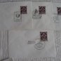 4 AUSTRIA COVER 1963 SPECIAL CANCEL LOT