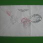 US COVER REGISTERED 1925 GERMANY STRIP SPECIAL TRANSIT