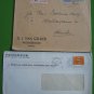 2 NETHERLANDS COVER REGISTERED  WORMERVEER TO GERMANY